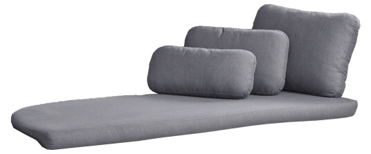 Cane-line Savannah puteset Grå Høyremodul daybed Grå Cane-line Savannah puteset Grå Høyremodul daybed Grå