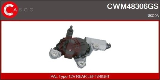 CASCO CWM48306GS Vindusviskermotor CASCO CWM48306GS Vindusviskermotor