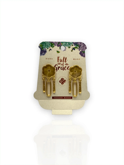 Full Of Grace Full of Glory Øredobber Gul
