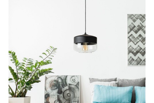 Taklampe Murray 25 cm Svart