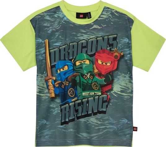 LEGO® Ninjago T-skjorte - LwTaffy 302 - Lysegrønn m. Trykk - LEGO® Wear - 6 år (116) - T-skjorte