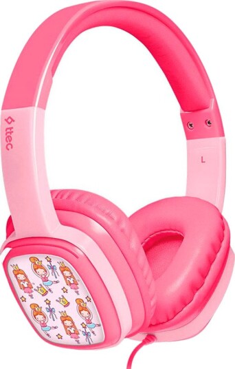 Ttec SoundBuddy Over-Ear Barnehodetelefoner (3,5mm) Rosa Ttec SoundBuddy Over-Ear Barnehodetelefoner (3,5mm) Rosa