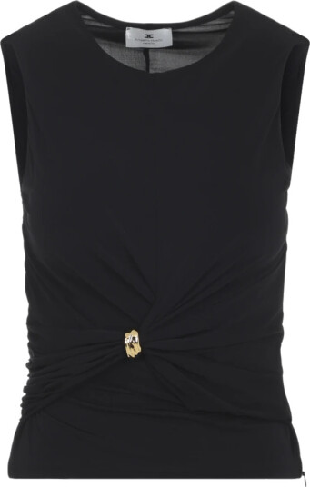 Elisabetta Franchi Dame Topper Svart M, Elisabetta Franchi Dame Topper Svart M,