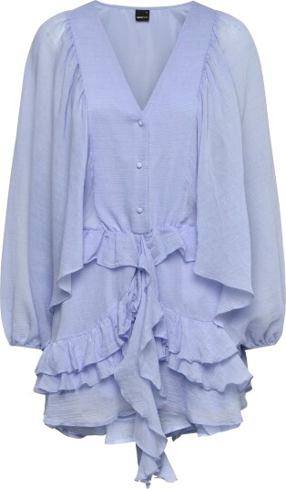 Gina Tricot Boho Mini Dress Blue S Gina Tricot Boho Mini Dress Blue S
