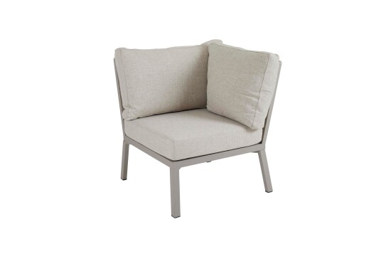 Brafab Samvaro hjørnedel Khaki med beige pute 79 x 79 cm Beige Brafab Samvaro hjørnedel Khaki med beige pute 79 x 79 cm Beige