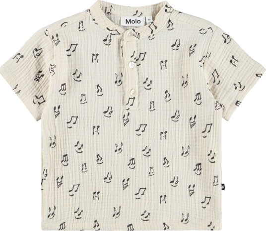 Molo Skjorte Muslin Evero Happy Notater Molo 74 Skjorte K/E Hvit Molo Skjorte Muslin Evero Happy Notater Molo 74 Skjorte K/E Hvit