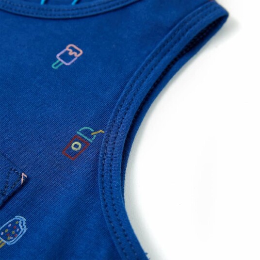 vidaXL Tanktopp for barn mørkeblå 128 vidaXL Tanktopp for barn mørkeblå 128