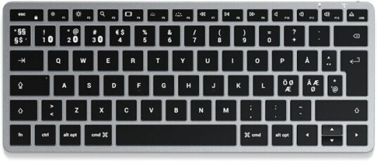 Satechi Slim X1 Bluetooth bakgrunnsbelyst tastatur Satechi Slim X1 Bluetooth bakgrunnsbelyst tastatur