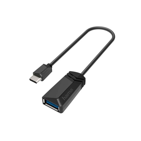 HAMA Adapter Usb otg Usb c usb 3.2 Gen 1 5gbit/s Svart