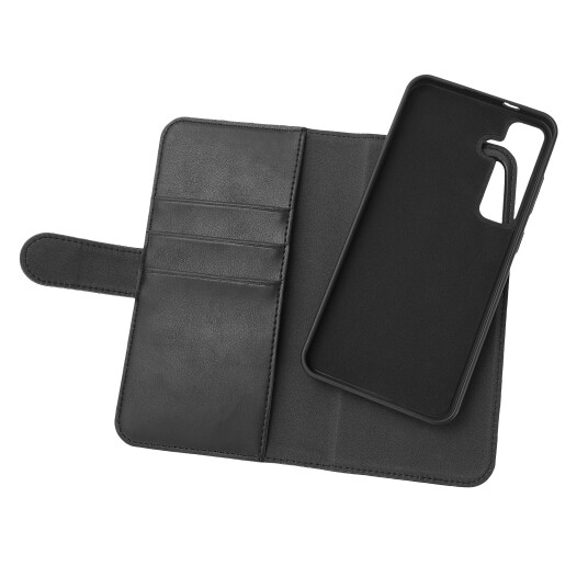Essentials Samsung Galaxy S24+ PU wallet detachable black