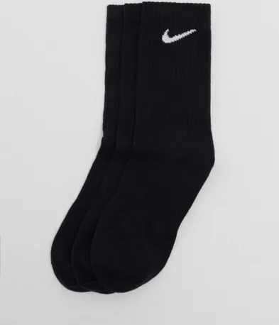 Nike U Nk Everyday Ltwt Crew 3pr Flerpack sokker Svart Nike U Nk Everyday Ltwt Crew 3pr Flerpack sokker Svart