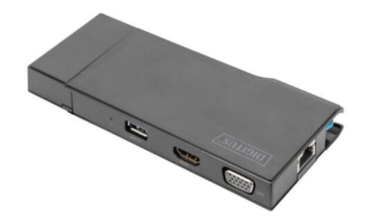 DIGITUS DA-70894 - docking station - USB 3.0 - VGA HDMI - GigE DIGITUS DA-70894 - docking station - USB 3.0 - VGA HDMI - GigE