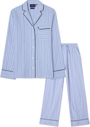 Lexington Home Flannel Pajama Set Blue M Lexington Home Flannel Pajama Set Blue M
