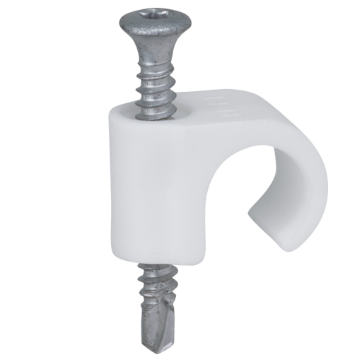 100 stk Drill Clips DC C4 14 18 TX20 4,8 x 40 mm hvit 100