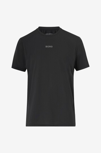 Björn Borg Løpeskjorte Borg Running Perforated Svart