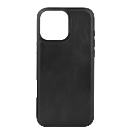 BUFFALO Backcover Leather MagSeries iPhone 16 Pro Max Black