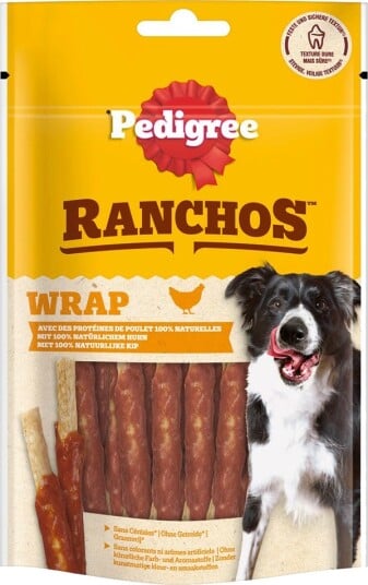 Pedigree Ranchos Wrap Kylling 60 G