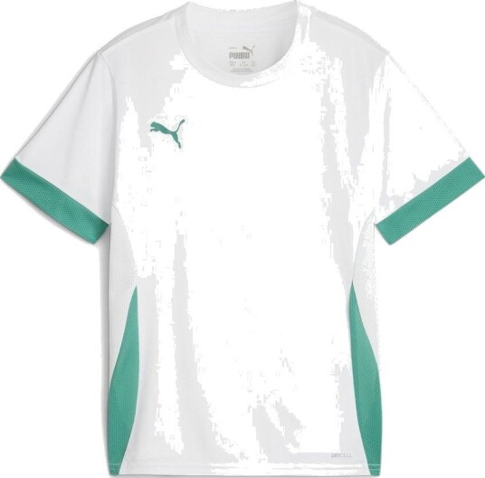 Teamgoal Matchday Jersey Jr PUMA White sport Green sport Green størrelse 116 cm