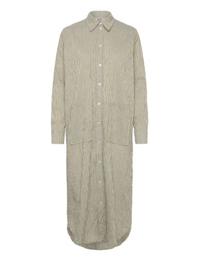Mads Nørgaard Crinckle Pop Zindi Dress - Khaki green - 34