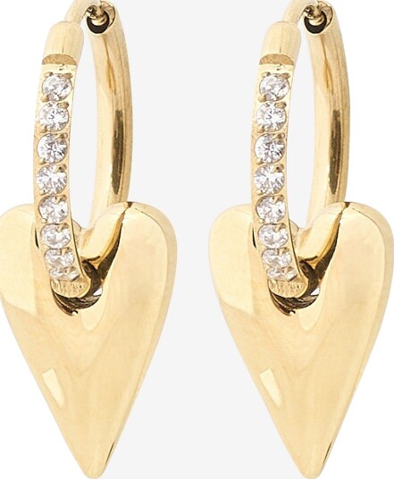 Edblad Øreringer Amore Sparkle Hoops S Gold Gull