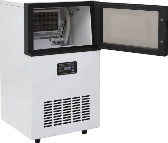 vidaXL Isbitmaskin 420 W 45 kg/24 t svart