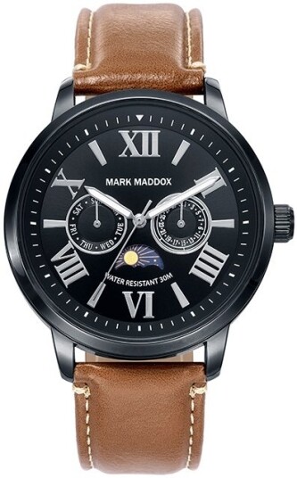 Mark Maddox Herreklokke HC6019 53 Classic Lær Ø42 mm Mark Maddox Herreklokke HC6019 53 Classic Lær Ø42 mm