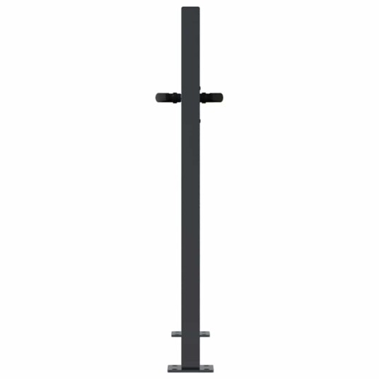 Hageport antrasitt 105x80 cm stÄl bambusdesign Hageport antrasitt 105x80 cm stÄl bambusdesign
