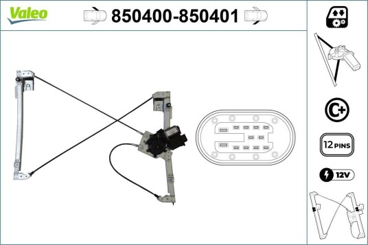 Vindusheis VALEO 850401