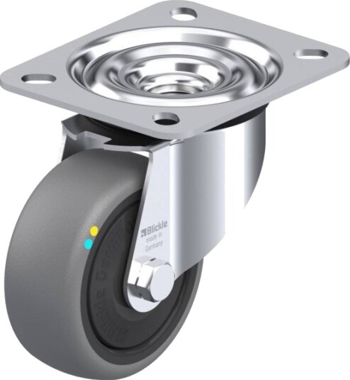 Blickle 849847 Le-Tpa 80Kfd-Els Hjul, Hjuldiameter 80 Mm, Bæreevne (Maks.) 65 Kg 1 Stk