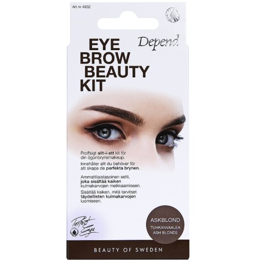 Depend Eyebrow Beauty Kit Ash Blonde Depend Eyebrow Beauty Kit Ash Blonde