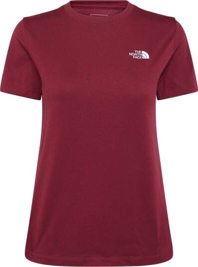 The North Face W Evolution Simple Dome Slm Short Sleeve Burgundy M
