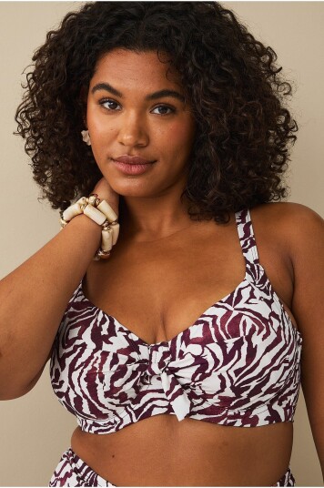 Ellos Plus collection Bikini BH med brakett Rød Ellos Plus collection Bikini BH med brakett Rød