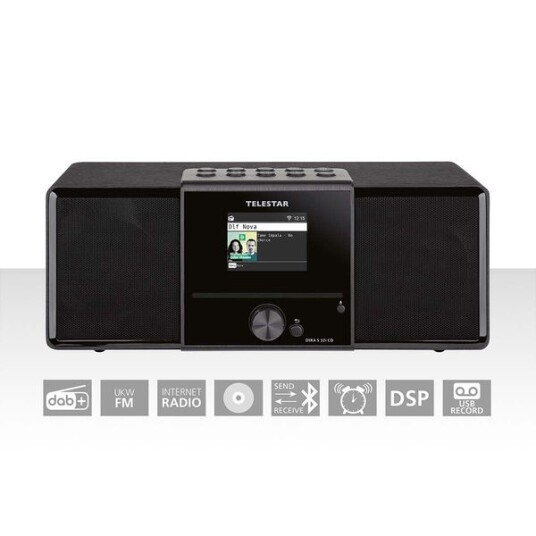 Telestar DIRA S 32i CD - CD-spiller/radio - Svart Telestar DIRA S 32i CD - CD-spiller/radio - Svart