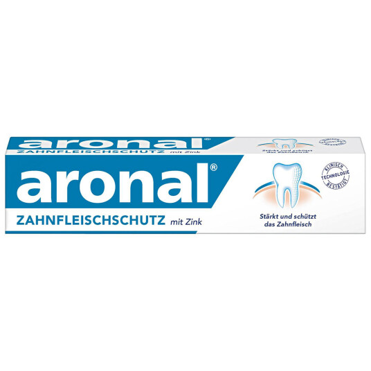 Aronal Tannkrem med sink For høye tannhalser og gingivitt Aronal Tannkrem med sink For høye tannhalser og gingivitt