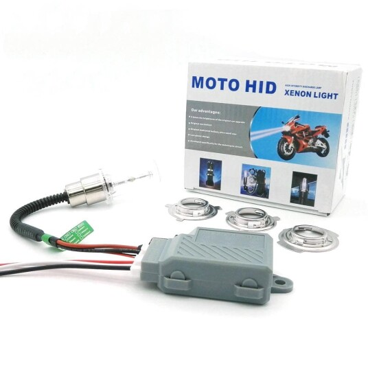 Xenonsett for Motorsykkel ATV snøscooter H6M H4 BA20D 6K Xenonsett for Motorsykkel ATV snøscooter H6M H4 BA20D 6K