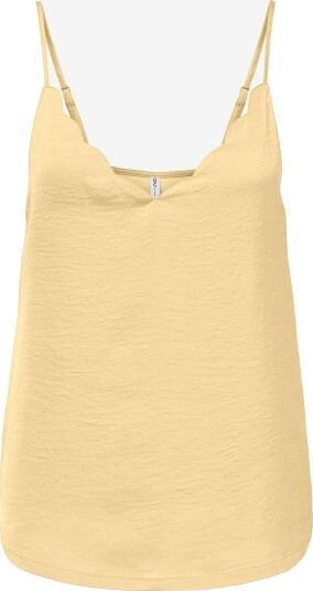 Only Carmakoma Topp carDebbie Singlet Wvn Beige