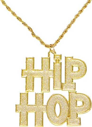 Widmann Hip Hop Gullfarget Kostymesmykke
