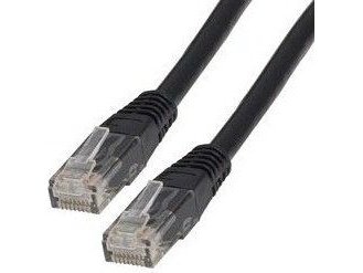 Lynx Cs Patchcord Cat5e Utp 0,25 M Svart (Pk-Utp5e-0025-Blk)