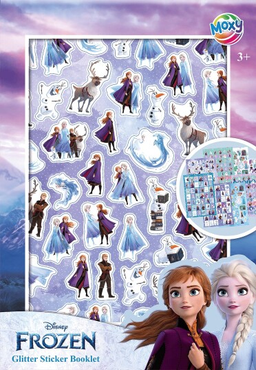 Sense | Frozen Glitter Sticker Book A5 | ONE SIZE