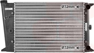 VAN WEZEL 58002002 Radiator motorkjøling