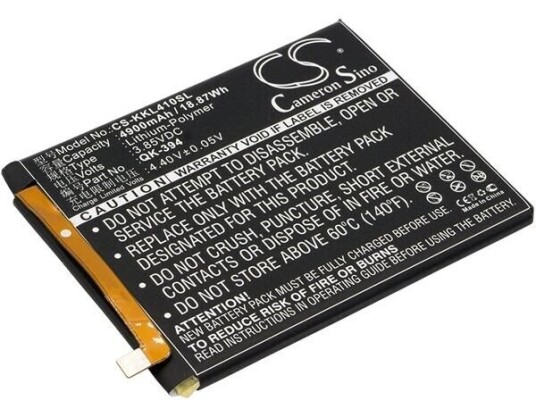 QiKu 360 N4S batteri (4900 mAh 3.85 V, Sort) QiKu 360 N4S batteri (4900 mAh 3.85 V, Sort)