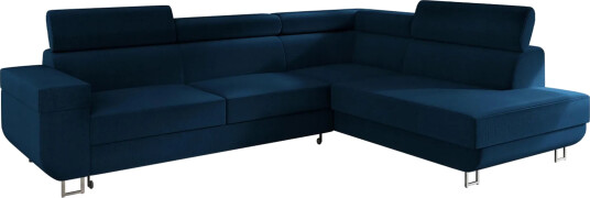 3 seters Hjørnesovesofa Blå