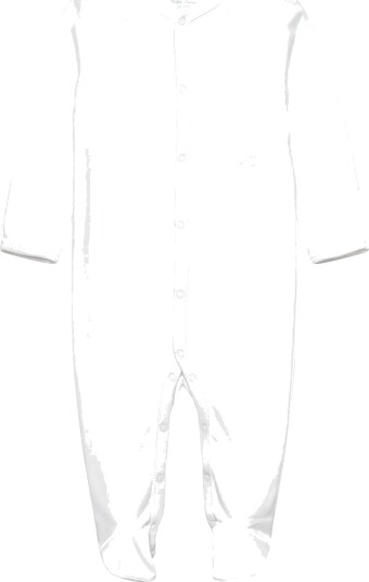 Ralph Lauren Baby Striped-Trim Coverall White 62-68
