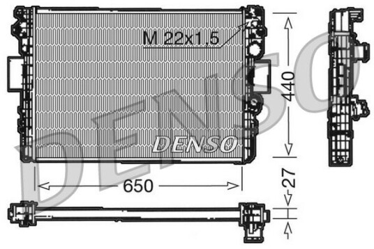 Radiator DENSO DRM12003 Radiator DENSO DRM12003