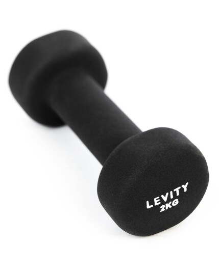 LEVITY Premium Fitness - Neopren Dumbell Manualvekt 2kg