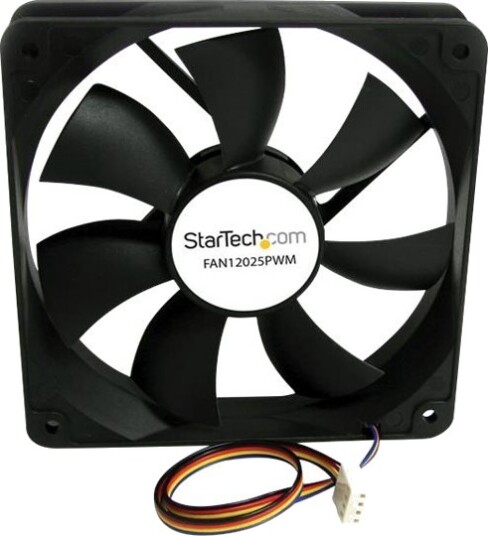 Startech 120X25mm Computer Case Fan With Pwm Pulse Kabinettvifte 120mm Svart Startech 120X25mm Computer Case Fan With Pwm Pulse Kabinettvifte 120mm Svart