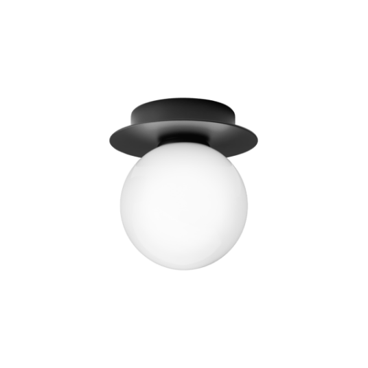 Nuura Liila 1 Vegg/ Taklampe Sort/Opal