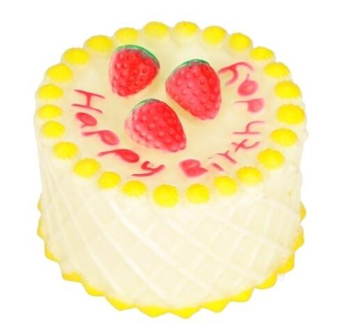 Dingo Dingo Toy Gummi Bursdagskake Til Hund 10Cm Dingo Dingo Toy Gummi Bursdagskake Til Hund 10Cm