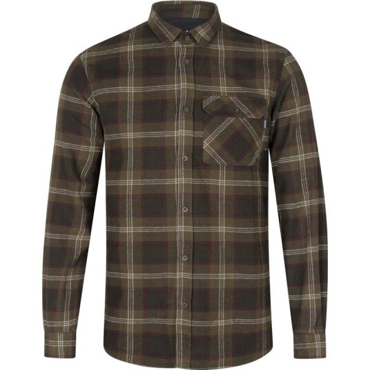 Seeland Glen Flannel Shirt Pine Green Check Pine green check XXL