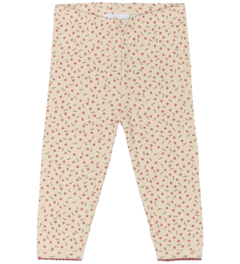 THE NEW Siblings White Swan AOP Odette Pointelle Leggings 68